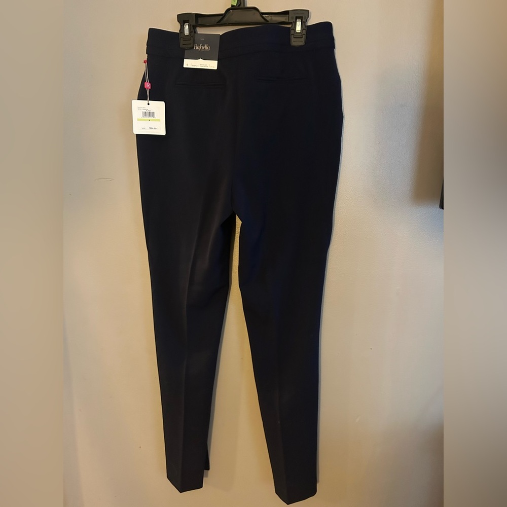 Rafaella Pants - Navy “Curvy Slim Leg” career pants NWT - Picture 7 of 15